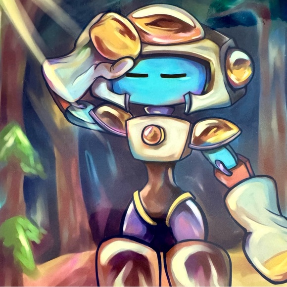 Starly’s Art ✨ Centinelle “The Protector” 8.5x11” Original Character Print - Picture 3 of 3